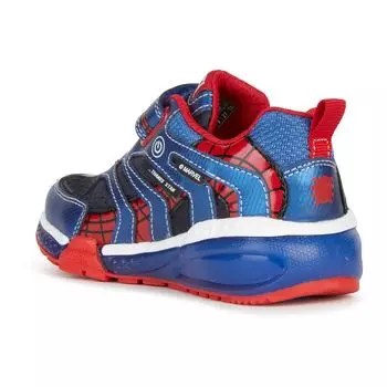 Синие кроссовки Bayonyc Spiderman Geox, синий