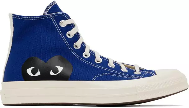 Синие кроссовки Converse Edition Half Heart Chuck 70 Comme des Garons Play