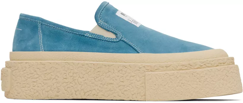Синие кроссовки на платформе MM6 Maison Margiela