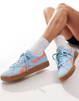 Синие кроссовки Reebok Club C Ground