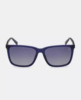 Синие квадратные мужские солнцезащитные очки с поляризационными линзами Timberland, синий