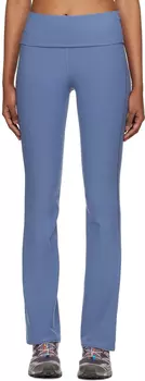 Синие леггинсы Alo Bootcut