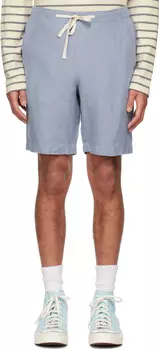 Синие легкие шорты Vince