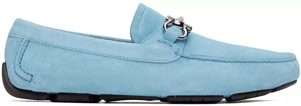 Синие лоферы для водителей Ferragamo