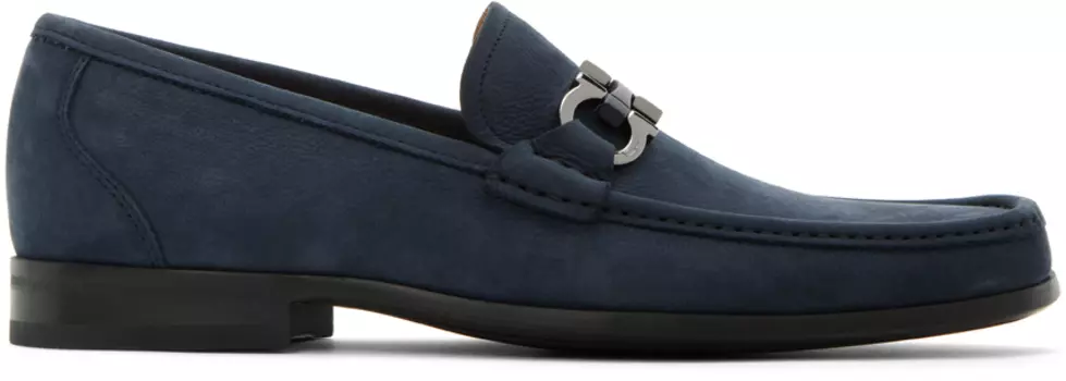 Синие лоферы Grandioso Ferragamo