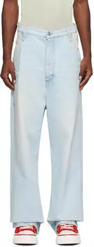 Синие мешковатые джинсы AMI Alexandre Mattiussi