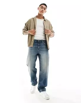 Синие мешковатые джинсы ASOS DESIGN
