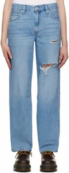 Синие мешковатые джинсы для папы Levi'S, цвет Damage