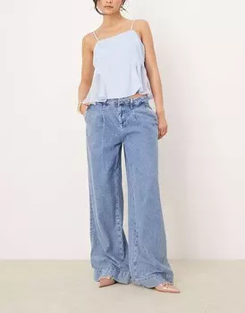 Синие мешковатые джинсы River Island