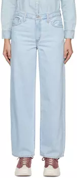 Синие мешковатые джинсы с отложным воротником Levi's