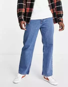 Синие мешковатые джинсы с пятью карманами Levi's Skate средней потертости