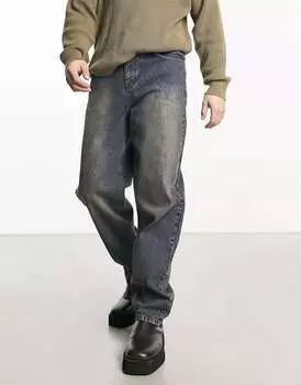 Синие мешковатые джинсы в стиле гранж Reclaimed Vintage