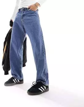 Синие мешковатые джинсы жесткого кроя Jack & Jones