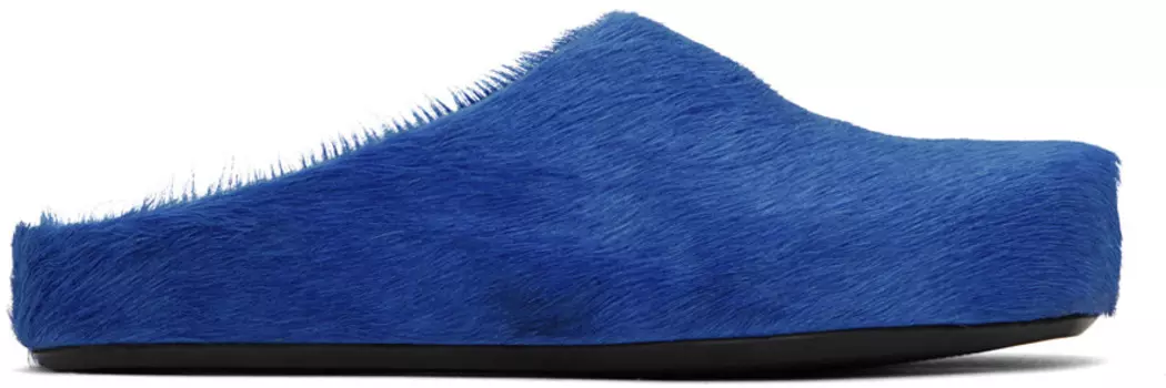 Синие мокасины Fussbett Sabot Marni