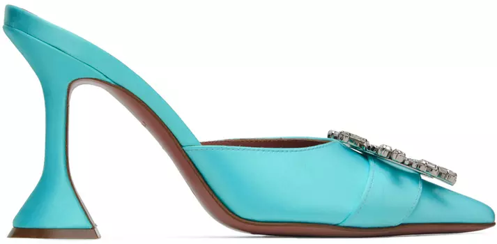 Синие мюли Begum Amina Muaddi