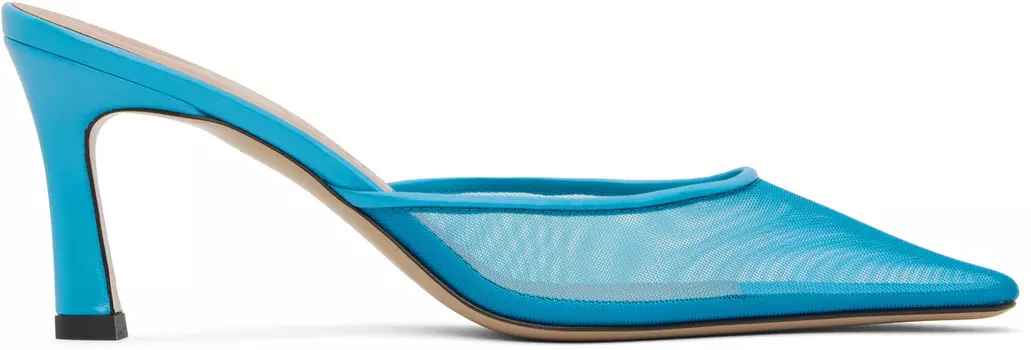 Синие мюли Juno The Attico