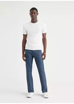 Синие мужские брюки Slim Leg с нормальной талией 36272-0106 Dockers, синий