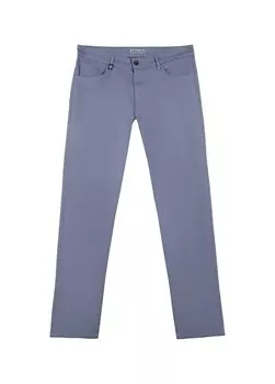 Синие мужские брюки узкого кроя с нормальной талией Beymen Business