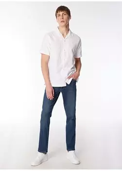 Синие мужские джинсовые брюки Texas Slim с нормальной талией W12S076XT Wrangler, синий