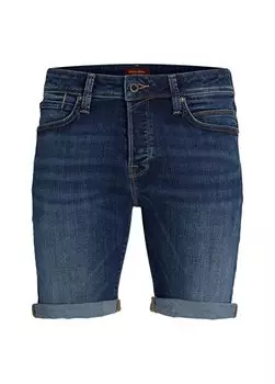 Синие мужские джинсовые шорты стандартного кроя JJIRICK JJFOX SHORTS 50SPS CB 038 S Jack & Jones, синий