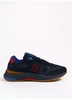 Синие мужские кожаные кроссовки Tommy Hilfiger