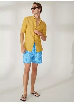 Синие мужские шорты для плавания Fabrika