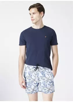 Синие мужские шорты с нормальной талией и стандартным узором, купальник Gmg Frenze