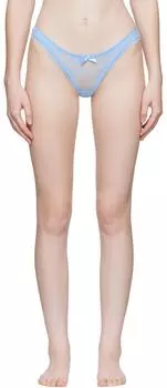 Синие нейлоновые стринги Agent Provocateur