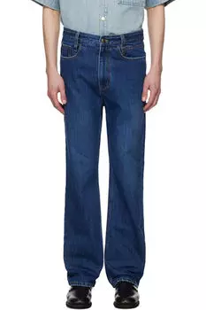 Синие новые прямые джинсы WOOYOUNGMI