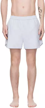 Синие плавки с вышивкой Acne Studios