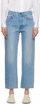 Синие потертые джинсы Lesley The Row