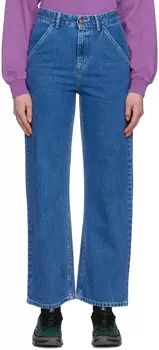 Синие простые джинсы Carhartt Work In Progress