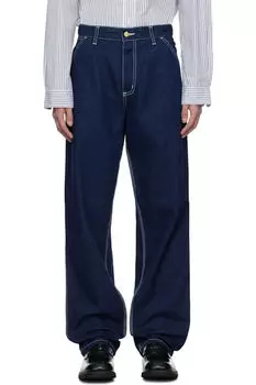 Синие простые джинсы Carhartt Work In Progress