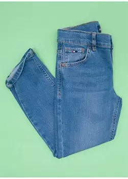Синие прямые джинсовые брюки узкого кроя для мальчиков RC-LACOPOKIDS-O U.S. Polo Assn., синий