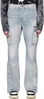 Синие расклешенные джинсы AMIRI