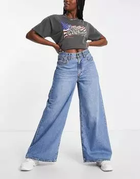 Синие расклешенные джинсы Levi's XL