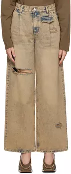 Синие рваные джинсы Kijun