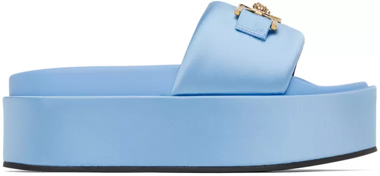 Синие сандалии Medusa Biggie Versace