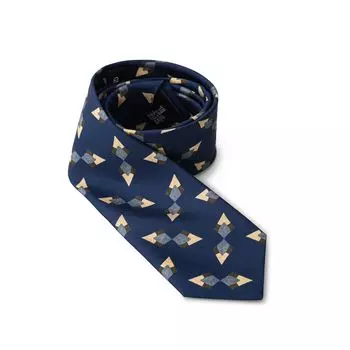 Синие шелковые галстуки и бабочки Giorgio Armani