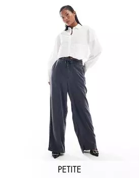 Синие широкие брюки River Island