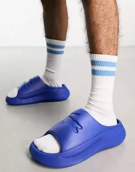 Синие шлепанцы Lacoste Serve 3.0 XL