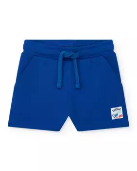 Синие шорты-бермуды для мальчика с регулируемой талией Tuc tuc, синий
