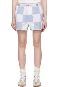 Синие шорты-боксеры в стиле пэчворк OTW by Vans Edition HommeGirls