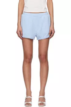 Синие шорты из джерси с оборками Kijun