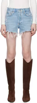 Синие шорты Parker Vintage Cut Off Denim AGOLDE