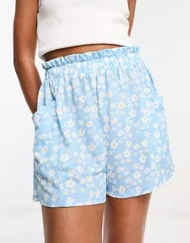 Синие шорты с карманами ASOS DESIGN