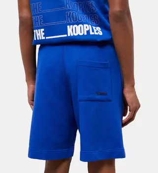 Синие шорты с логотипом The Kooples, цвет Blue Electric