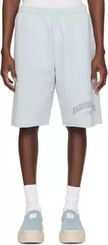 Синие шорты с принтом «Университет» MM6 Maison Margiela