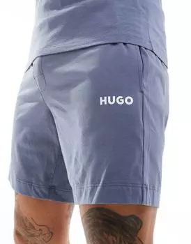 Синие шорты с завязками Hugo Bodywear Hugo Red