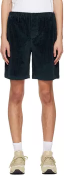 Синие шорты с завышенной талией и кулиской Meta Campania Collective